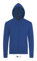 SOL'S STONE - UNISEX ZIP Kapucnis felső Royal Blue